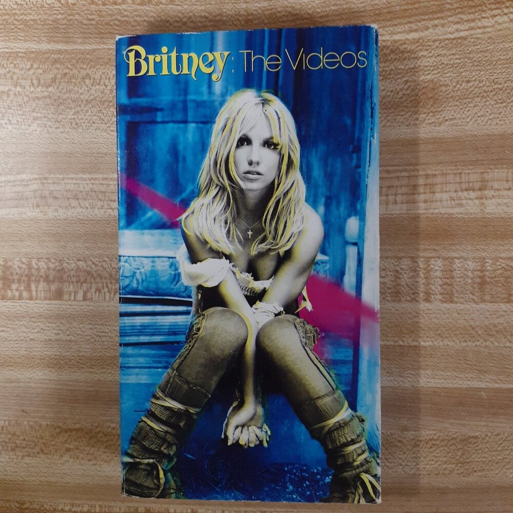 Britney: The Videos 2001 VHS Britney Spears Y2K Music Vids Pop Cross Roads VTG
